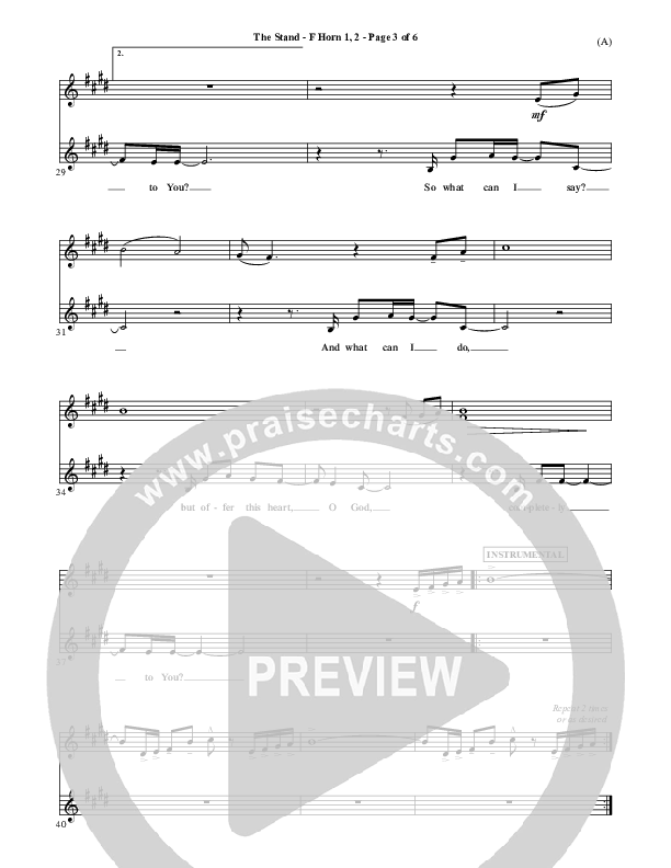 The Stand French Horn 1/2 (Joel Houston)