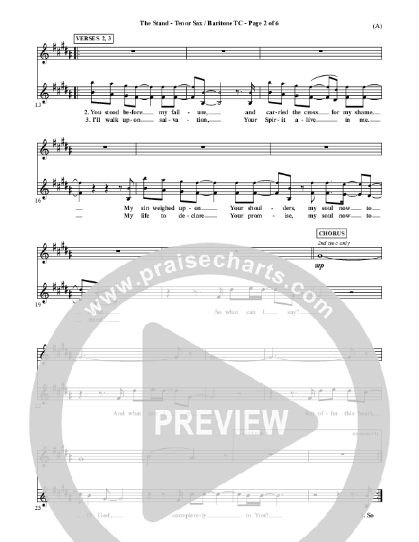 The Stand Tenor Sax 2 (Joel Houston)