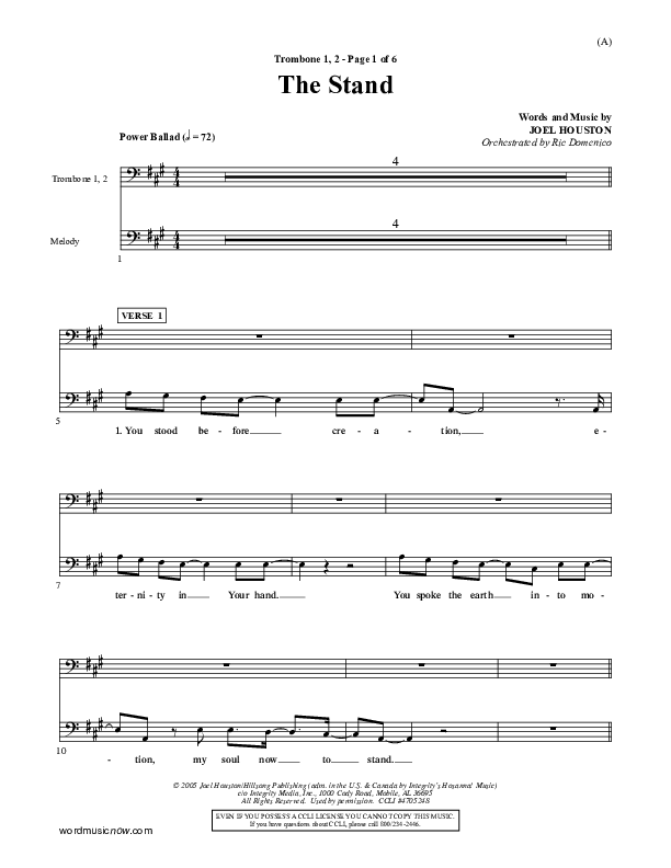 The Stand Trombone 1/2 (Joel Houston)