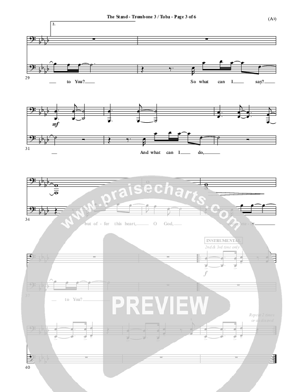 The Stand Trombone 3/Tuba (Joel Houston)