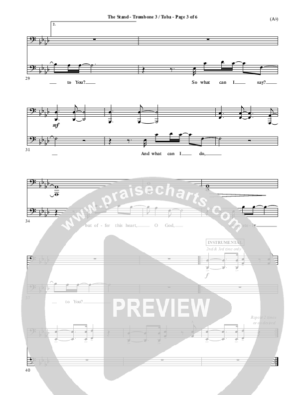 The Stand Trombone 3/Tuba (Joel Houston)