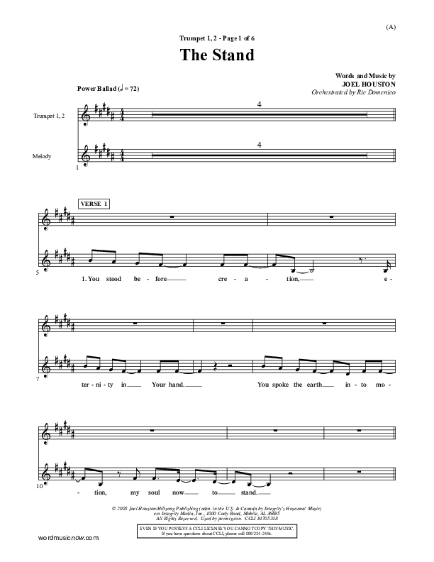 The Stand Trumpet 1,2 (Joel Houston)