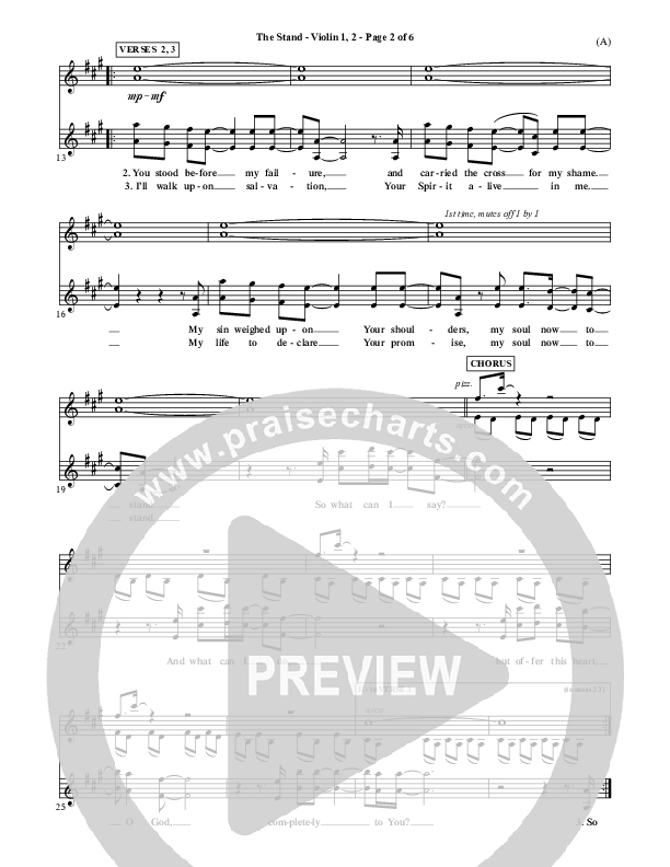 The Stand Violin 1/2 (Joel Houston)