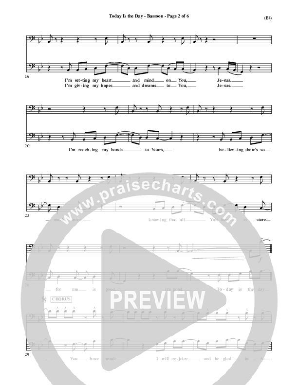 Today Is The Day Bassoon (Lincoln Brewster)