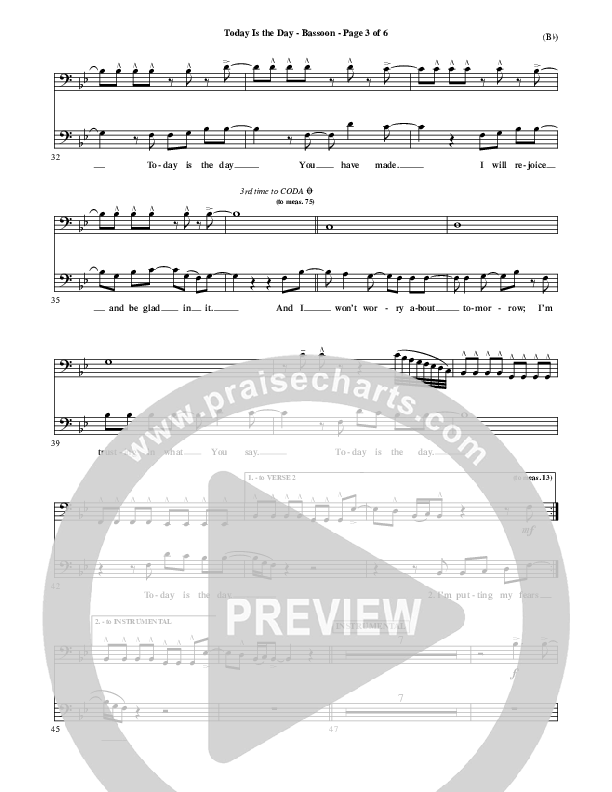 Today Is The Day Bassoon (Lincoln Brewster)