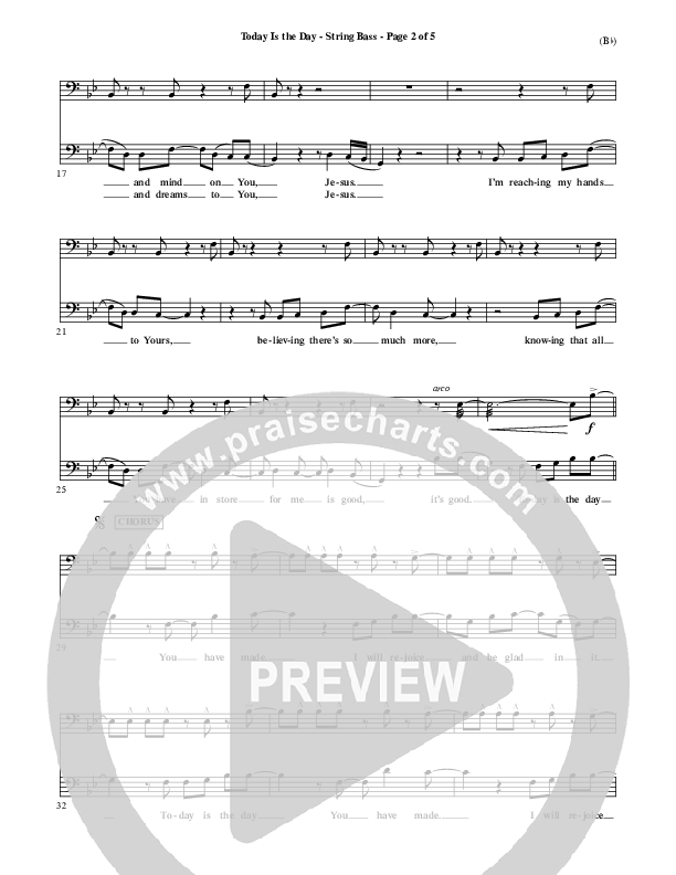 Today Is The Day Double Bass (Lincoln Brewster)