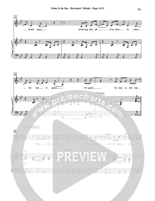 Today Is The Day Piano/Vocal (Lincoln Brewster)