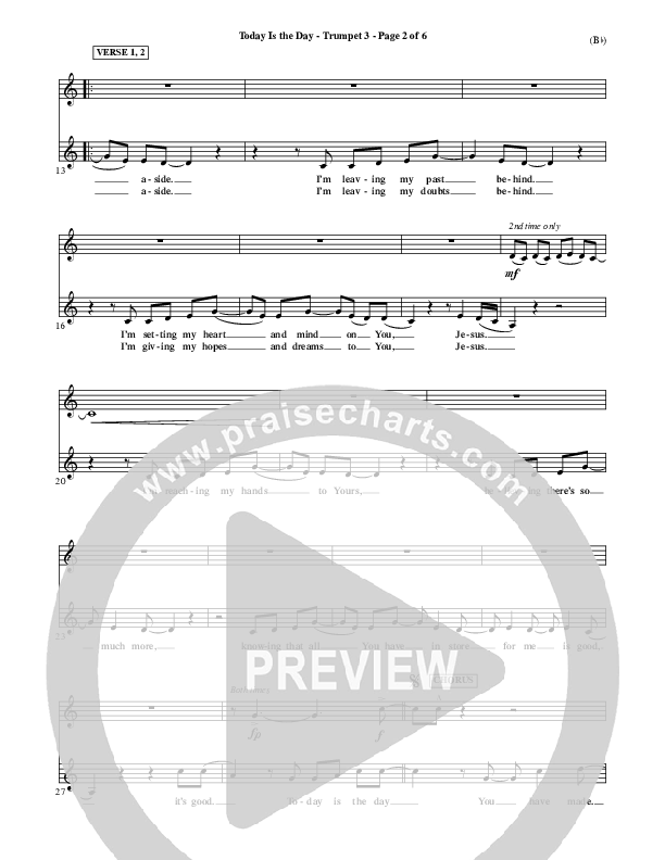 Today Is The Day Trumpet 3 (Lincoln Brewster)