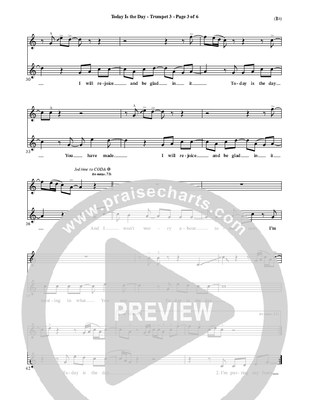 Today Is The Day Trumpet 3 (Lincoln Brewster)