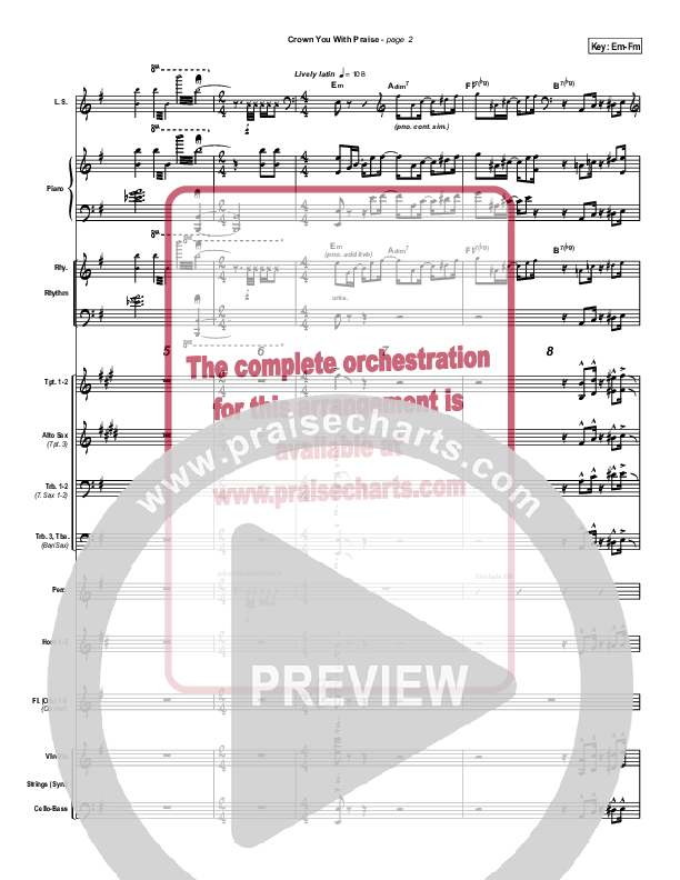 Crown You With Praise Orchestration (Natalie Grant)