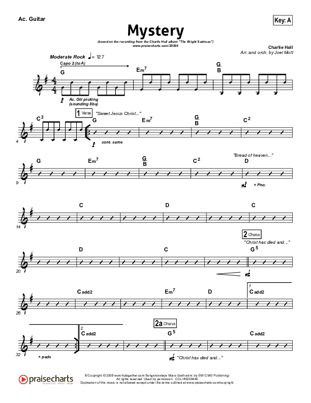 Mystery Acoustic Guitar (Charlie Hall)