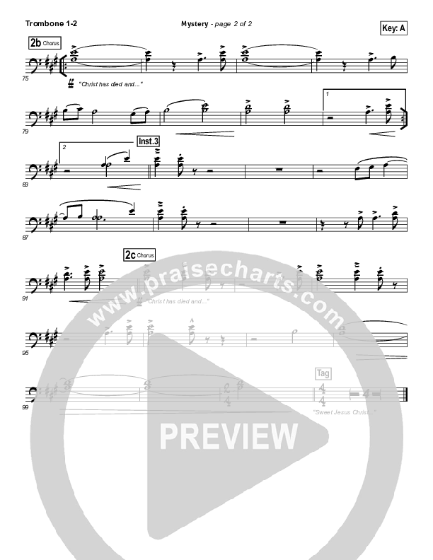 Mystery Trombone 1/2 (Charlie Hall)