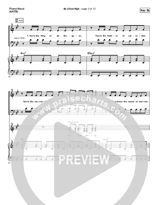 Be Lifted High Piano/Vocal Pack (Bethel Music)