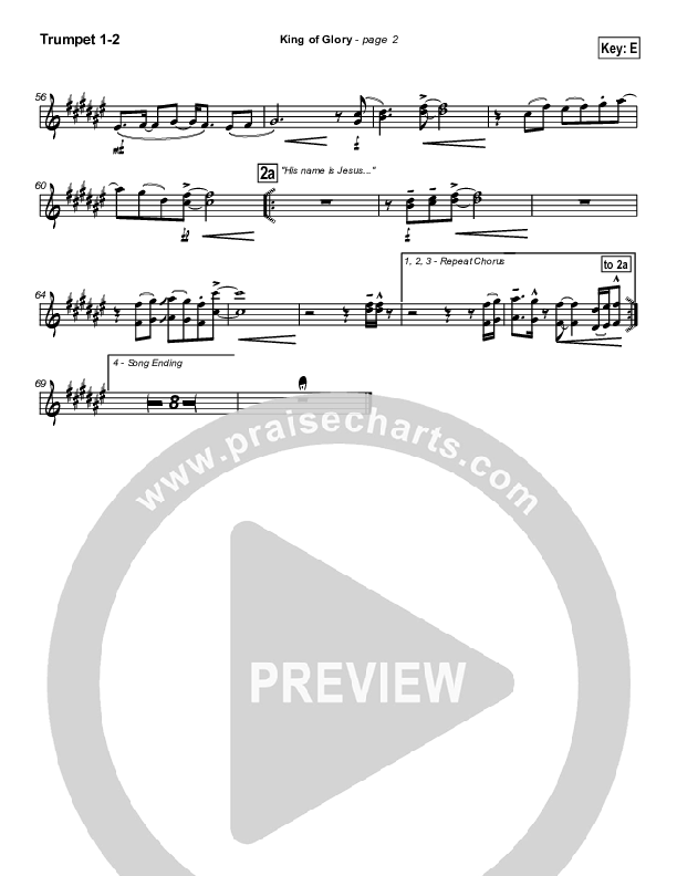 King Of Glory Trumpet 1,2 (Third Day)