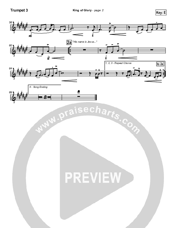 King Of Glory Trumpet 3 (Third Day)