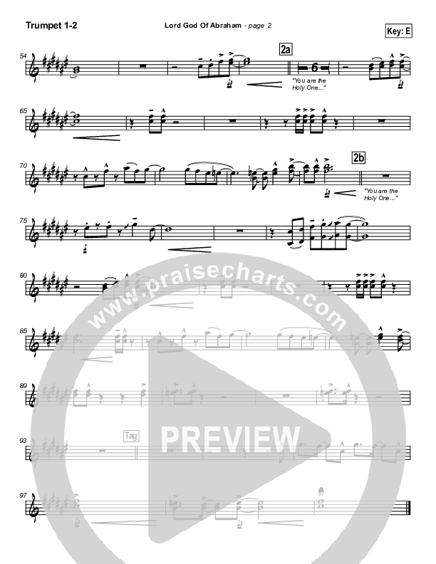 Lord God Of Abraham Trumpet 1,2 (Paul Wilbur)