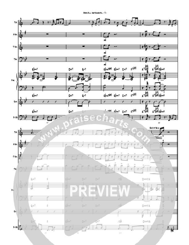 Above All (Instrumental) Conductor's Score (Brad Henderson)