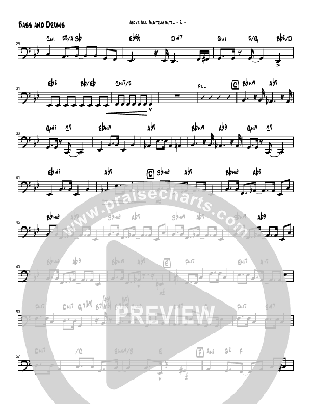 Above All (Instrumental) Drum Set (Brad Henderson)