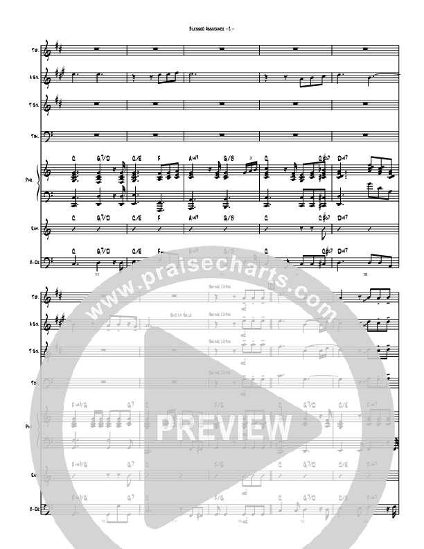 Blessed Assurance (Instrumental) Conductor's Score (Brad Henderson)