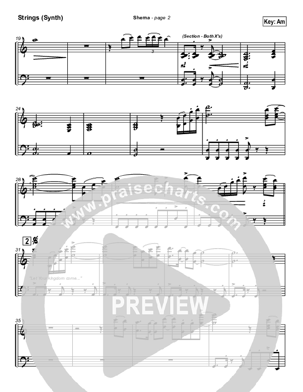 Shema Synth Strings (Paul Wilbur)