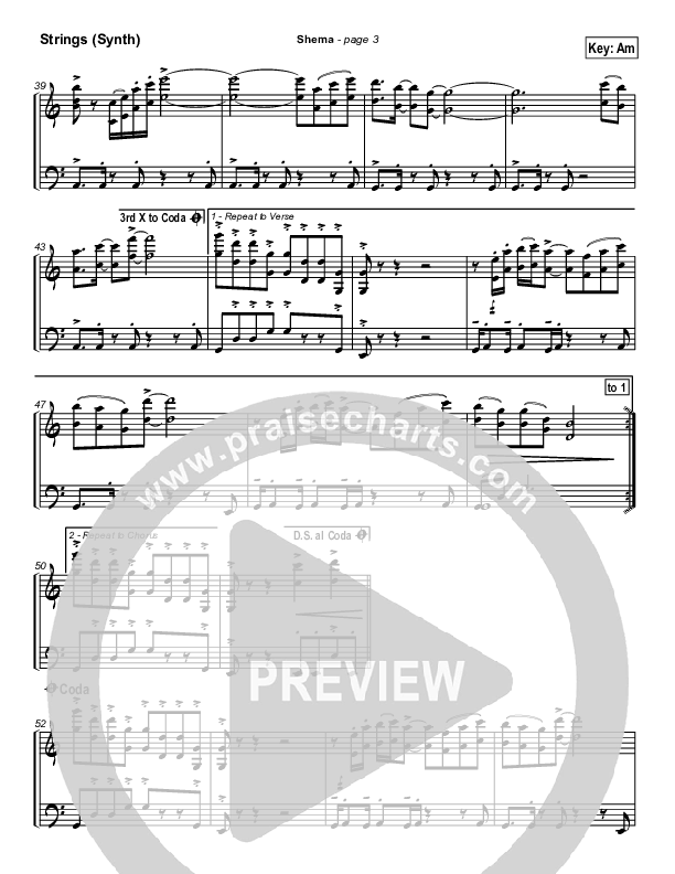 Shema Synth Strings (Paul Wilbur)