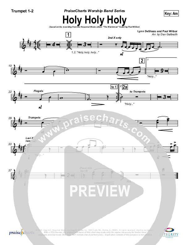 Holy Holy Holy Trumpet 1,2 (Paul Wilbur)