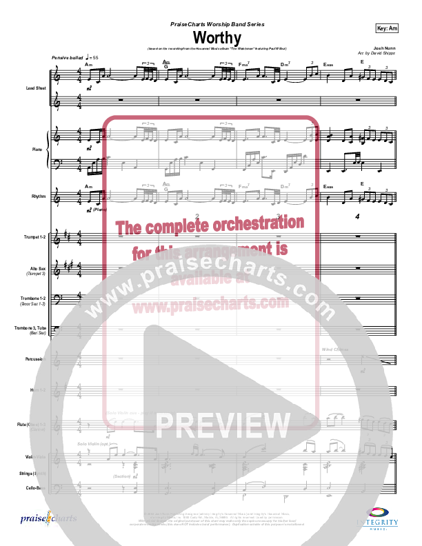 Worthy Orchestration (Paul Wilbur)