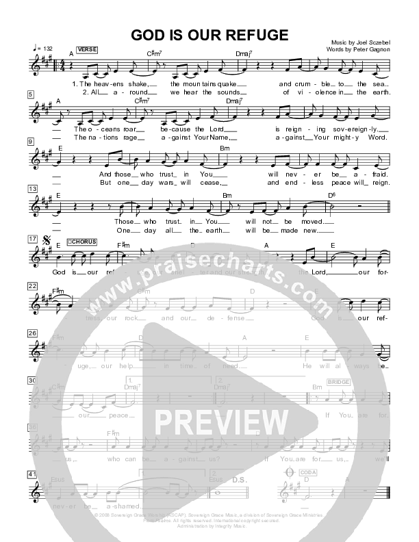 God Is Our Refuge Lead & Piano (Sovereign Grace)