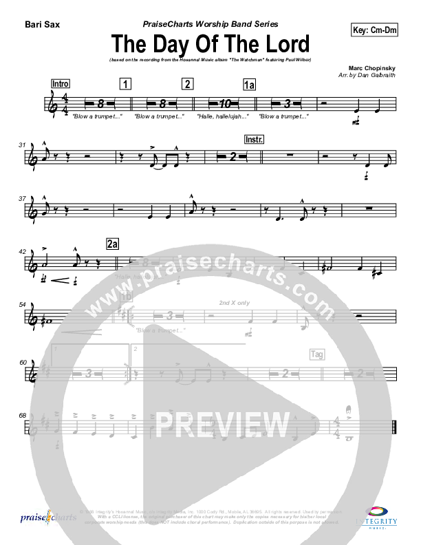 The Day Of The Lord Bari Sax (Marc Chopinsky)