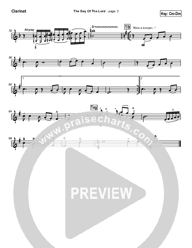 The Day Of The Lord Clarinet (Marc Chopinsky)