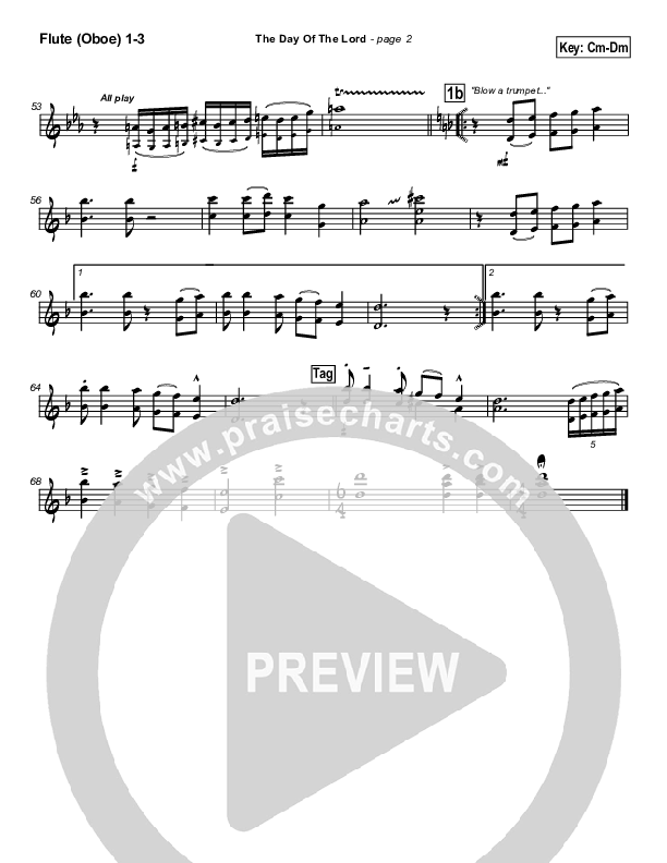 The Day Of The Lord Flute/Oboe 1/2/3 (Marc Chopinsky)