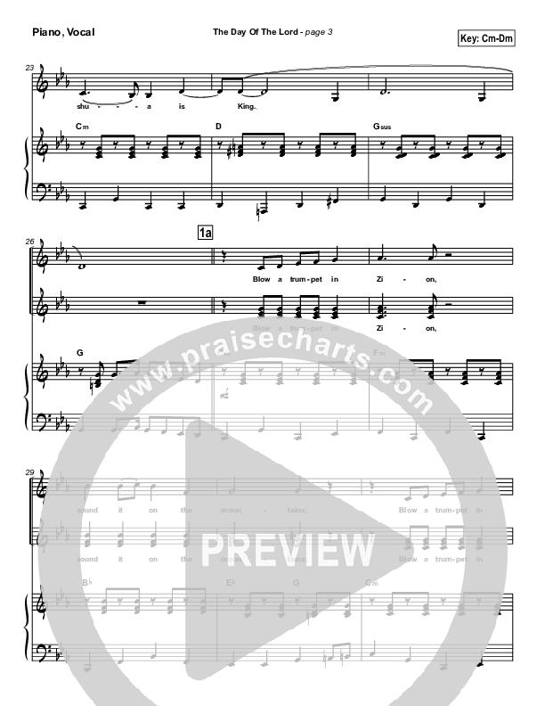 The Day Of The Lord Lead & Piano (Marc Chopinsky)