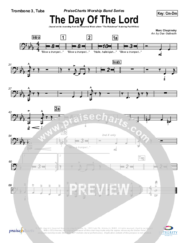 The Day Of The Lord Trombone 3/Tuba (Marc Chopinsky)