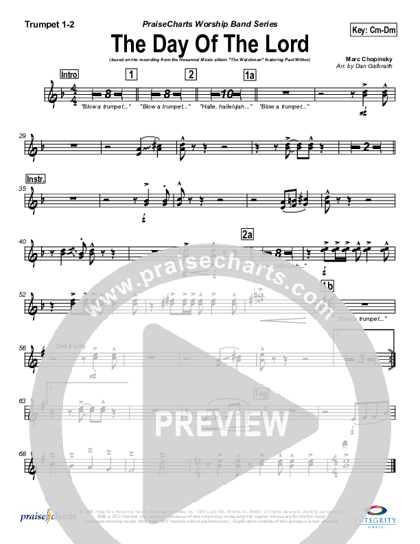 The Day Of The Lord Trumpet 1,2 (Marc Chopinsky)