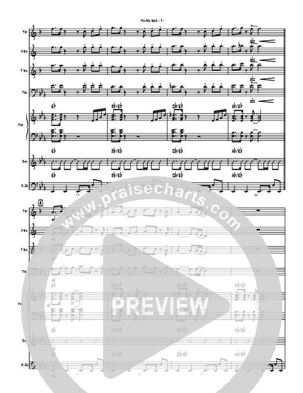 You Are Good (Instrumental) Conductor's Score (Brad Henderson)