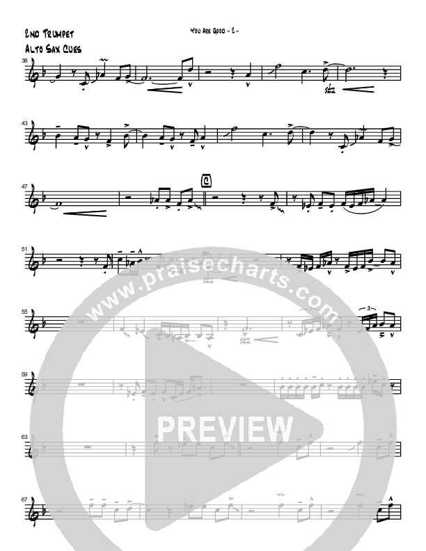 You Are Good (Instrumental) Trumpet 2 (Brad Henderson)