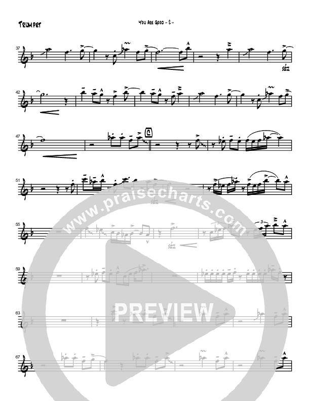 You Are Good (Instrumental) Trumpet (Brad Henderson)