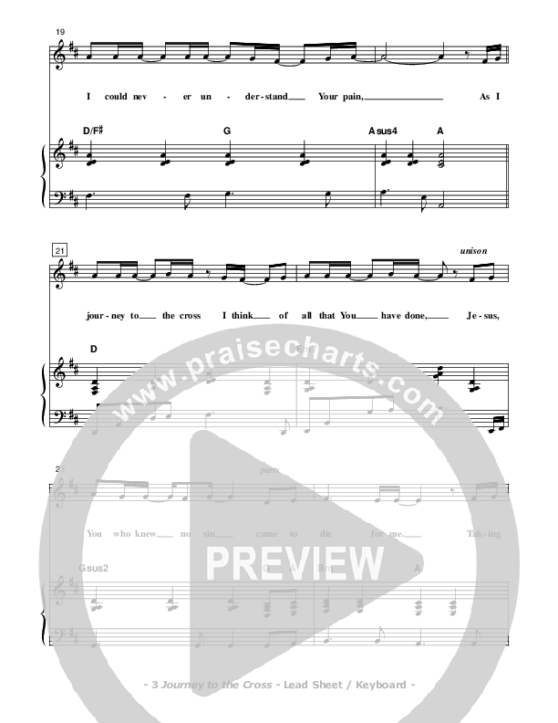 Journey to the Cross Piano/Vocal (Don Chapman)