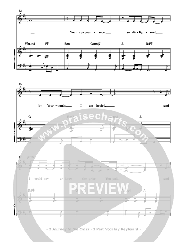 Journey to the Cross Piano/Vocal (SAT) (Don Chapman)