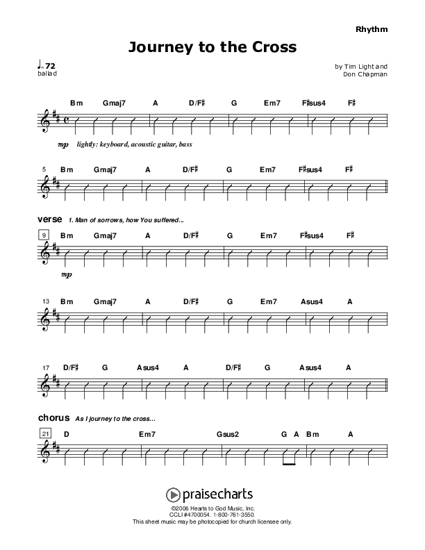 Journey to the Cross Rhythm Chart (Don Chapman)