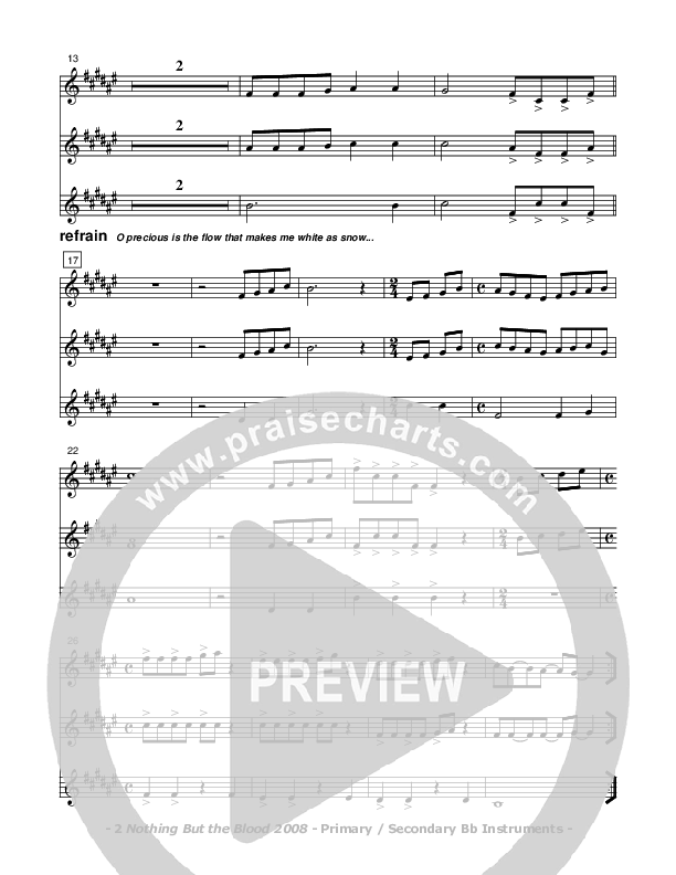 Nothing But The Blood Bb Instruments (Don Chapman)