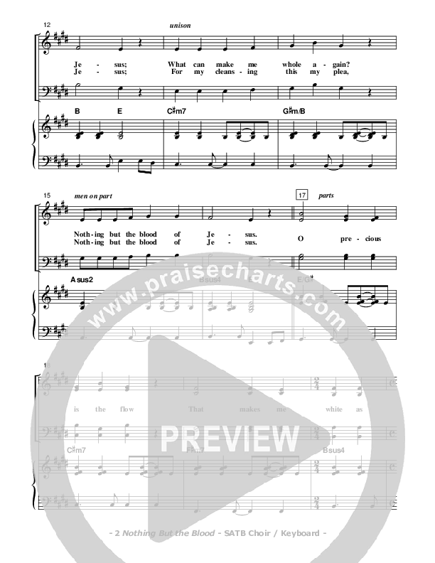 Nothing But The Blood Orchestration (Don Chapman)