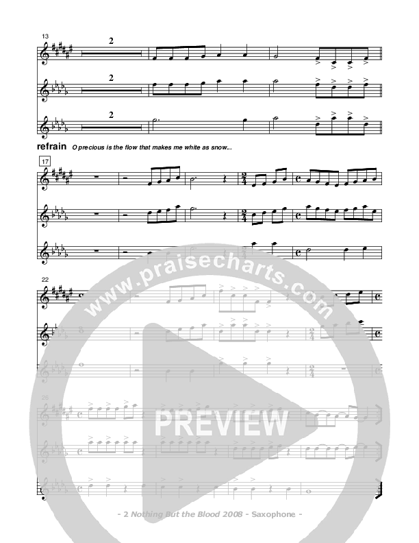 Nothing But The Blood Saxophone (Don Chapman)