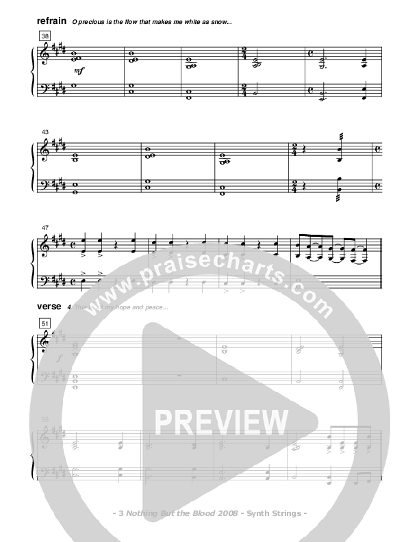 Nothing But The Blood Synth Strings (Don Chapman)