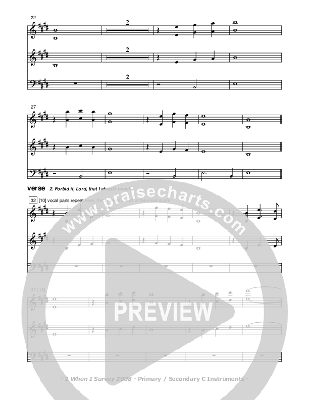 When I Survey C Instruments (Don Chapman)