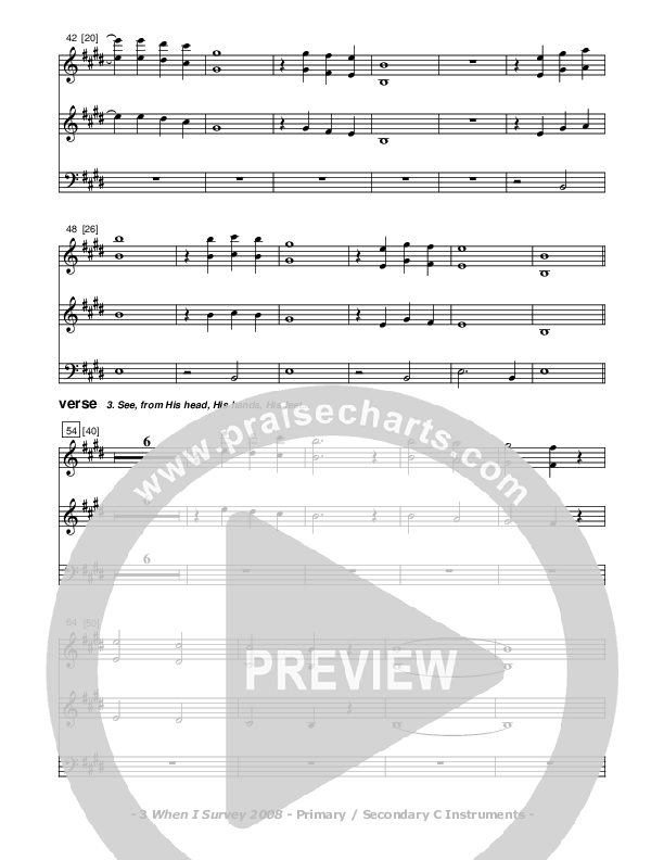 When I Survey C Instruments (Don Chapman)
