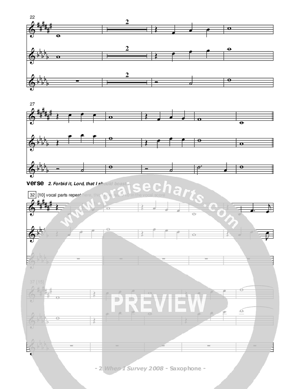 When I Survey Saxophone (Don Chapman)