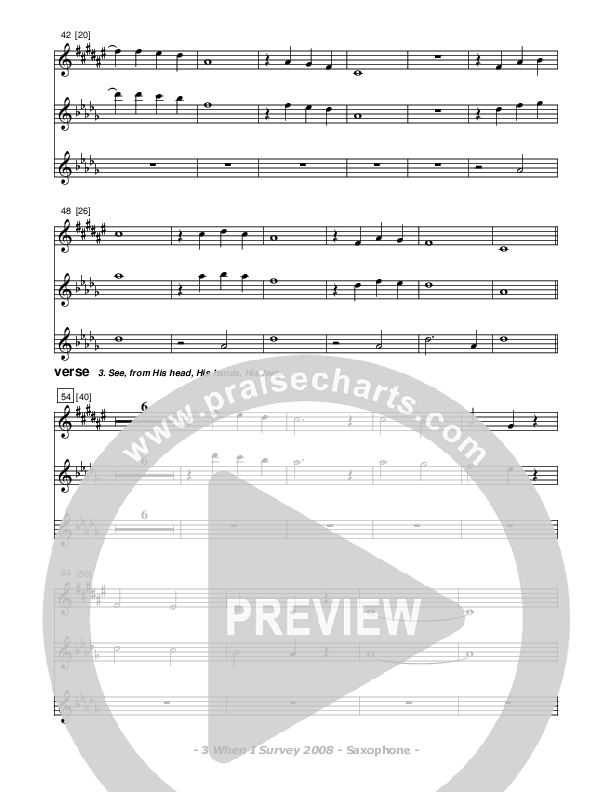 When I Survey Saxophone (Don Chapman)