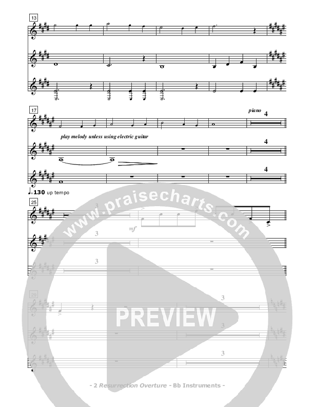 Resurrection Overture Bb Instruments (Don Chapman)