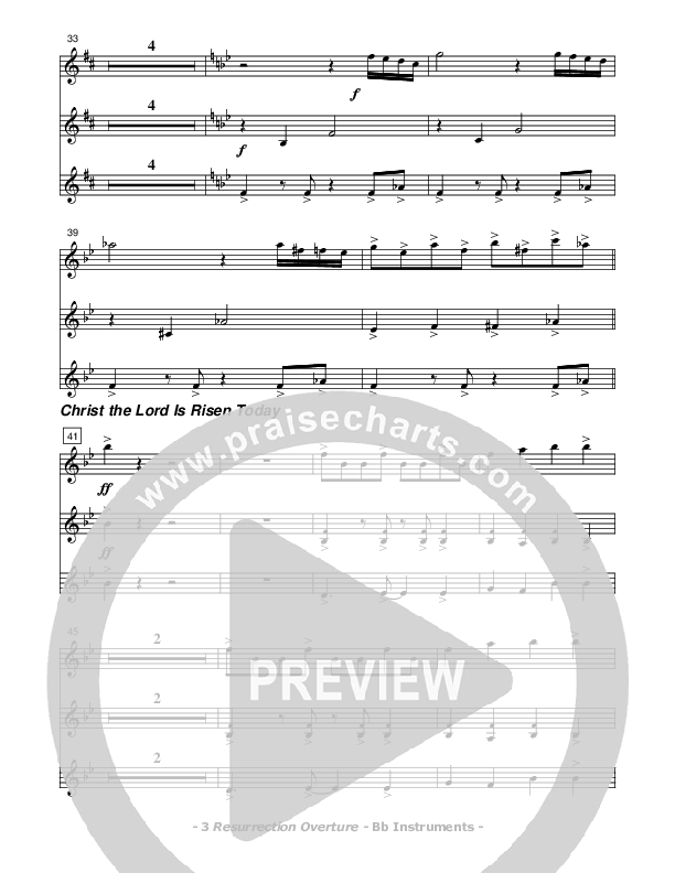 Resurrection Overture Bb Instruments (Don Chapman)